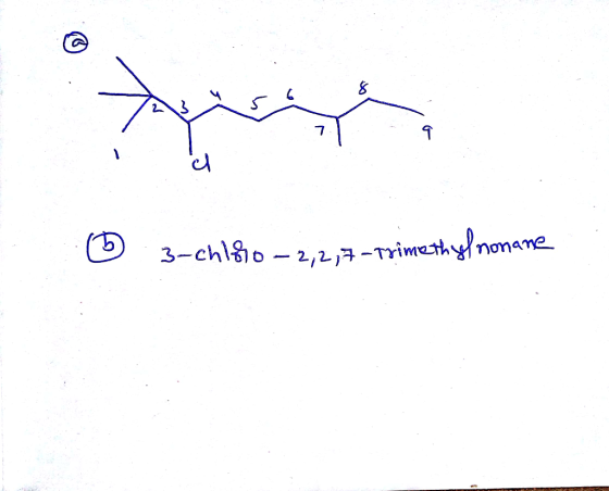0 3-chloro-2,2,7-trimethyl nonane