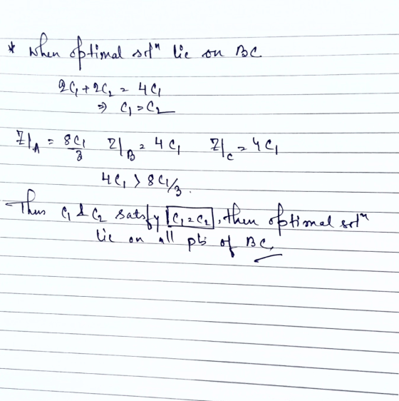 when optimal sof lie on me 26 +26, 2 49 7 C = C2 A = 81 212 246, 22461 46, 384 Thus id la satsfy 16, 201, then oftimal solu