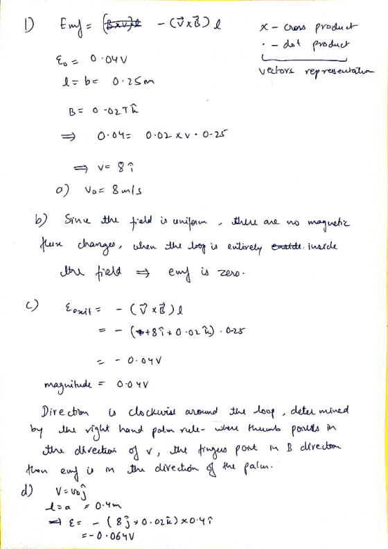 - (vx) D E - Cos Produ . - dat Product vectovs rerreseutau be 0 2Sm B a-02T o) Vo 8ls h ane wo weuehe chang, aen dh Juy eulir
