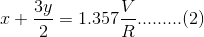 7 + = 1.357 ....(2
