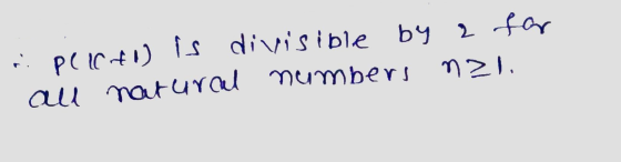 2 for is divisible by all natural numbers nzi, Pelcro)
