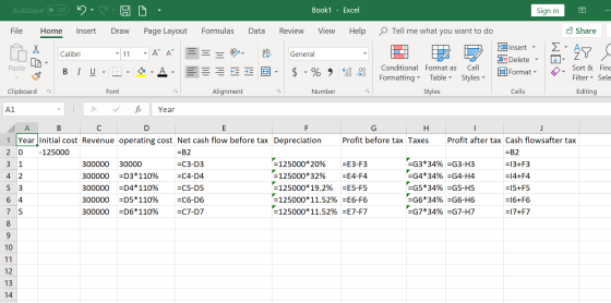 Book1- Excel AutoSave Off Sign in Share View O Tell me what you want to do File Review Help Home Insert Draw Page Layout Form