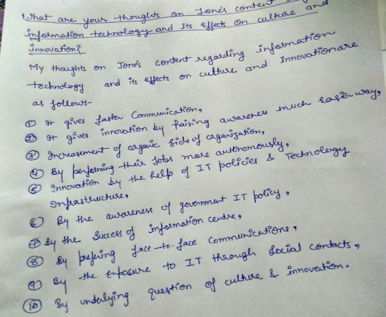 Shod inlaamoti 밤 jeg matfon technotleg芓ard its effects on conte innovation? My thoughts em Tends centet g aect e attue and in