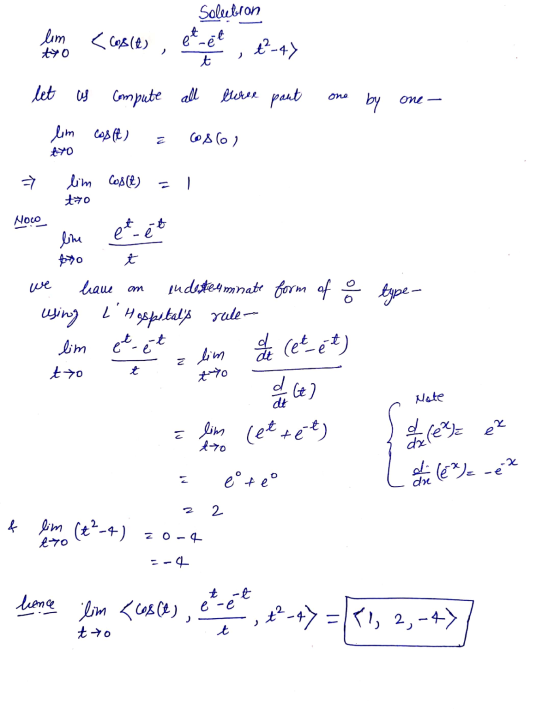 lim tyo <cos(t) Sollebron et et ť-4) t let us Compute all three paut one by one - lim cos(t) Ayo Cos lo 2 > lim Cost) tão Noc
