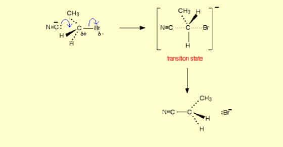 сHз н 7 сHз NEC! Vc Br H + - 4 - 1 Y. NEC ............BE transition state CH3 N=C—CS :B7