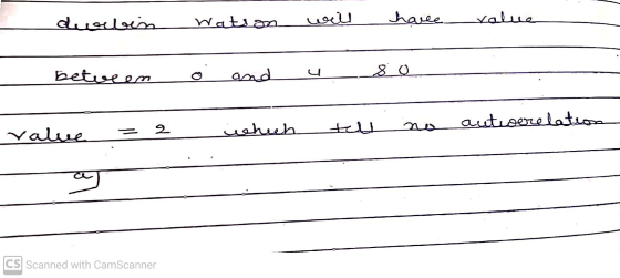 dualbin Watim باقی have هيام between and 9 ( autrorelation 9 طويلعب للک value CS Scanned with CamScanner