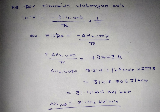 tlasiusclaperyon eqh Fs pr 41Hhiap In P = 5\o২ - 4Hmat 950 +AHmap +3 9 K ২ 314 J khmole x3 g 4HM,Nop: 314135O3 3/hole 31.4106