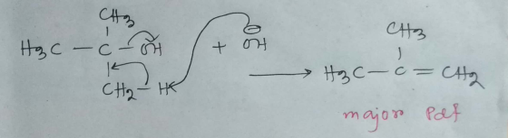 CH, HBC - Ćot + ort CH3 H3 C-c=CH2 major pat CH₂ - HR