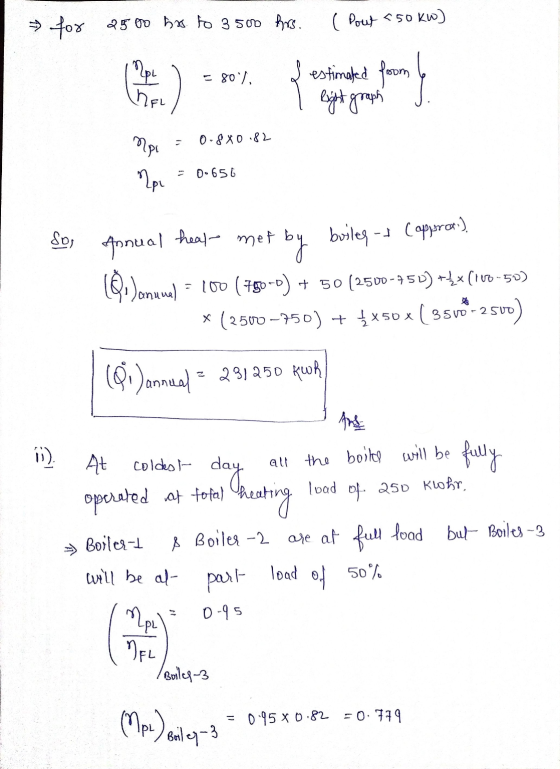 > for 2500 has to 3500 hrs. (Pout <50kw) UpL = 80.7. & estimated from light graphi RE - Фрі 0.880.82 0-656 sos Annual boiler