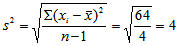 Σ(x, -x) n-1 64 = 4 4