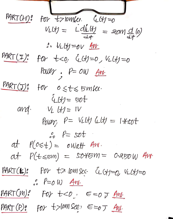 &GH=0 det ܝܬ PARTCH)! for tzlomku VICH) = idlich 2 at S. VLHOV Anus PART(I)for t<o, ÉCH=, V6H=0 Power P=OW An PART(J): For os