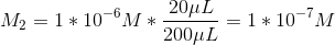 Zυμ = 1 * 107M M2 1* 10M 200μL