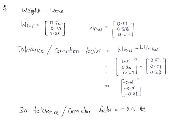 & Weight were Hinir 0.527 10.5l 7 Afinal = 10.30 0.37 L0.28 J L 0. 27 Tolerance / Correction factor - i Hal Wlainae - Winital