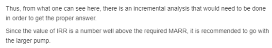 Thus, from what one can see here, there is an incremental analysis that would need to be done in order to get the proper answ