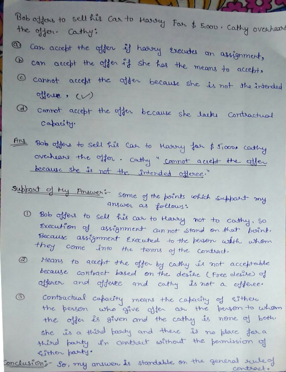 Bob odjes to sell Bis Cas to sasBrD the 엉jet. Cathy: @ Can acce bt the gifer, 환 hos su xecutes an assignmet, ㊤ means to acceh