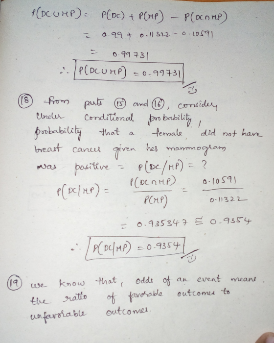 f(pcUMP) PCDc) + PCHP) P(DCnnP) o. 1 322- O-99 O.99 731 PCDEUHP) 0-9973) nay paut amd , conidu (IS Conditional Cinclu prbakil