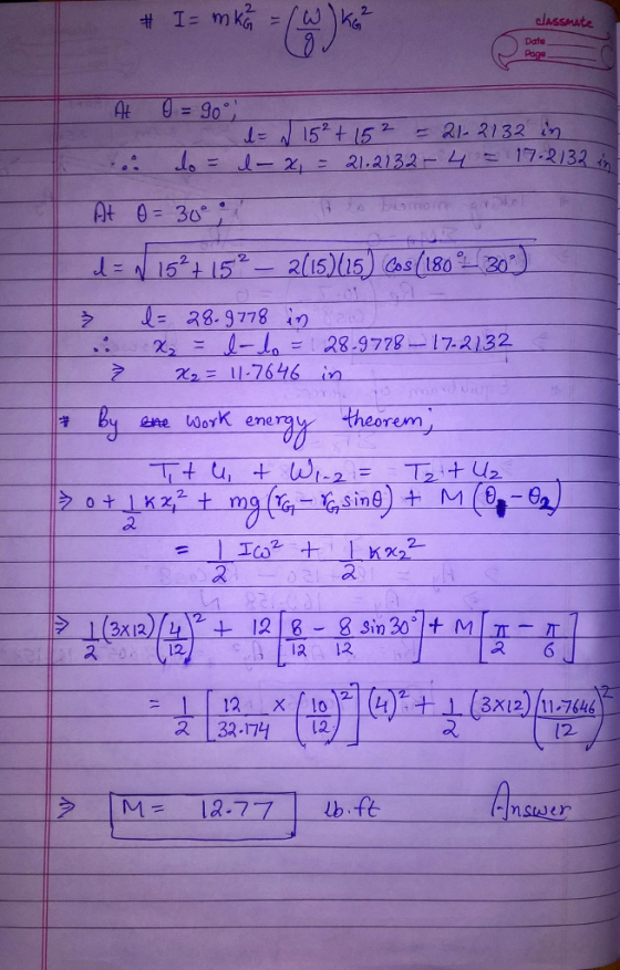 Date At 90 I- 152 t la 2 21-21 32 in N 152 t l52-2(15)(15) Cos/180 1-26. 9778 in 300 > χ2-11-7646 in ene Work eneru theorem 2