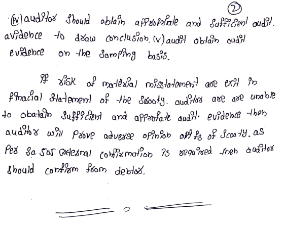 . (flaudhtoo Should obtain app sop date and sufficient and it avidence to draw conclusion (v) audit obtain oudol evidence on