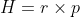 H = r\times p