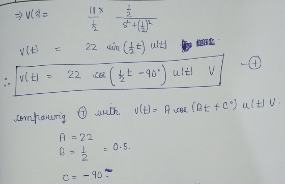 3 VOSE => V(s) = VCL) - 22 sein (4+) ult) tento termice 3.vt) = 22 cm ($t - 20) ult) v compareunia © with VCE = A woe (B+ Cº