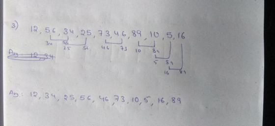 12,56 34 25734689 10,5,16 11 34 56 25 46 73 10 85 5 85 As: 2, 34, 25,56,4673, 10,5, 16, 88