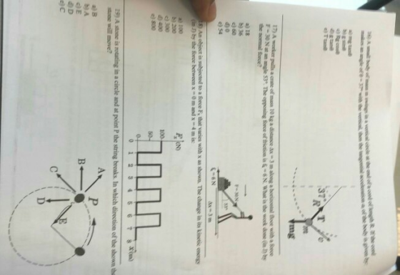 the mommal force? a) 18 b) 36 c) 60 9 200 c) E