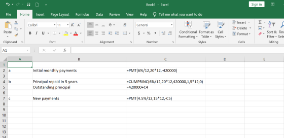 Book1 - Excel _ Sign in Sign in File Home Insert Page Layout Formulas Data Review View Help Il me what you want to do = = der