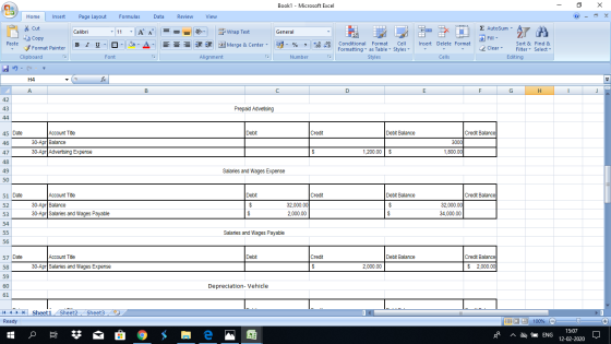 Book1 - Microsoft Excel - X Home Insert Page Layout Formulas Data Review View * Cut Copy ♡ General - Wrap Text Merge & Center