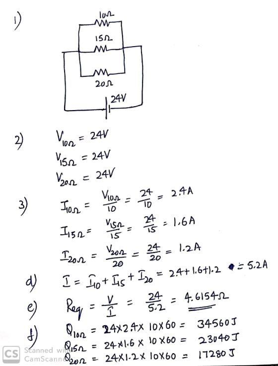 lon ww 151 M 2012 | 24V Vier = 24V V52 = 24v kor = 24v Ton = Vigo - 7 - 2.42 11523 vagas 162 Izon = bon = 24/6 = 1.2A I - Tot