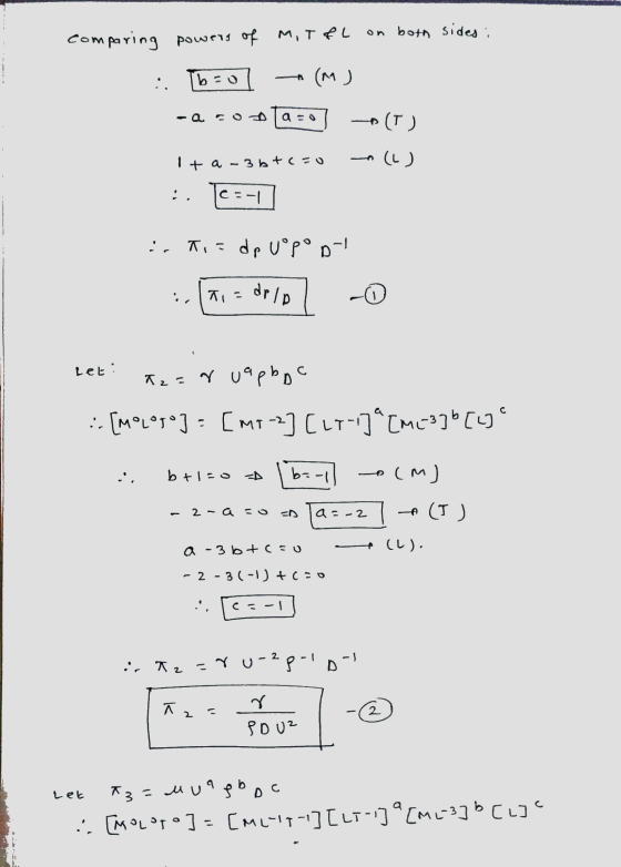comparing powers of M,T&L on both sides: . b=0 (n ) * (T) 1+ a-3b+c=0 (L) 4 :. c=-1 :Tis dp Uºpop! ñia de la Let: Xz=ruaphoc