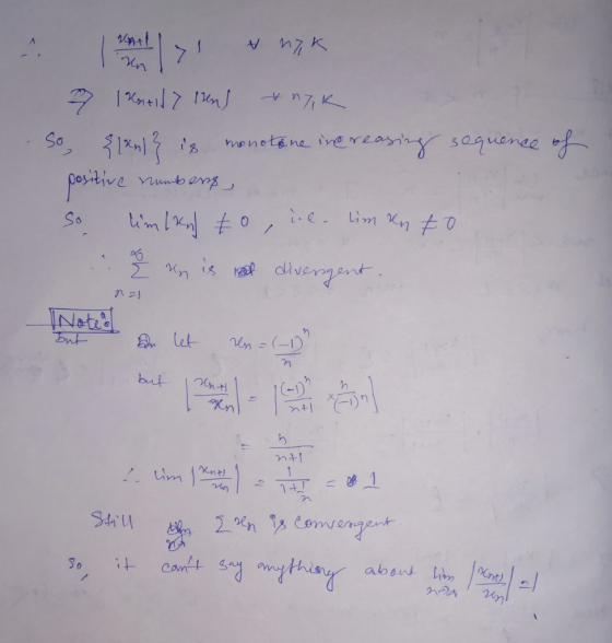 | Yell / 14 / 17, к so, {1211} is monotone increasing sequence of positive numbers So tim lknj to, il lim un to ... sy is not