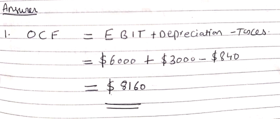 Anur E BIT toepreciation -Tles OCE $6000 t$2000-40 $ 9160