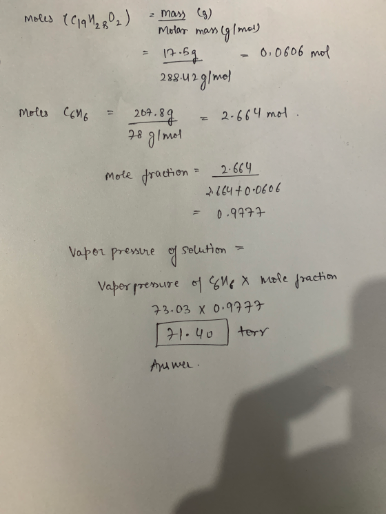 moles (Cal ₂ ) z mass (g) molar mass (g/mol) = 17.5g - 0.0606 mol 288.42 g/mol moles CEMO = 207.89 = 2.664 mol. 78 g/mol Mole