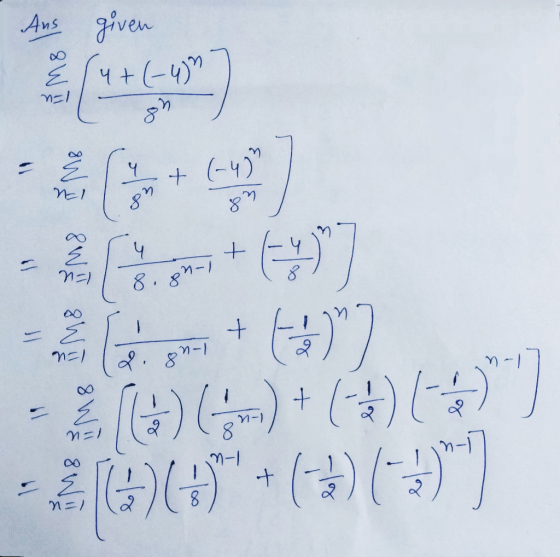 Ans given 도 껴 니 + -(-4) 83 Y + (1) 꺄 87 83 + 9 8.8n- 껴 - + E 의 외 8 꺼 어 _ ) + () ()()) 의 1 - + - E ()() 거디