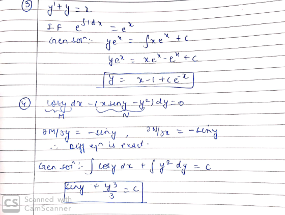 +} = 1 I.F est dx = 6 en son you = frete you = net-etc JE 4-1+ce? Lex, dx – хил.1 – *) 44-Ф. am/sy = -sing N/x = -sing . Diff