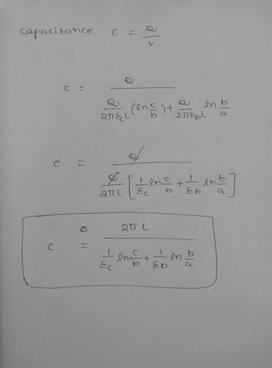 capacitance C.