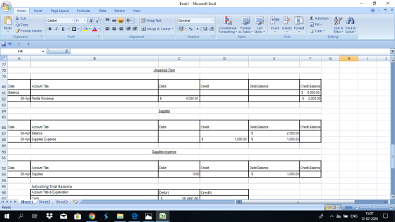 Book1 - Microsoft Excel - X Home Insert Page Layout Formulas Data Review View * Cut Copy ♡ General - Wrap Text Merge & Center