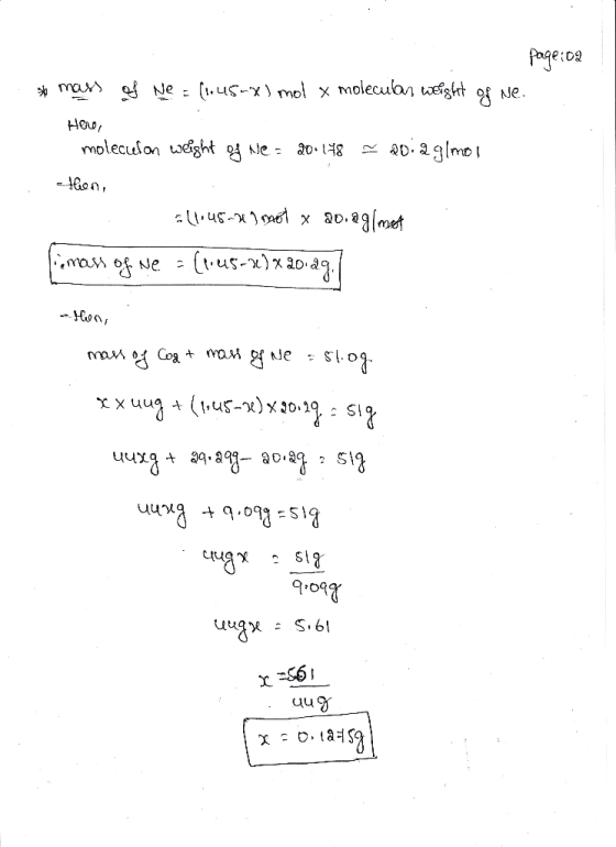 page:0a mav Ne - (i,uç-x mol x molecuan eight of Ne. Heu! molecuson eight i Ne 30 H8 D. 2glmo Gon, u- x 3o.aq(met чнg* :S61 u