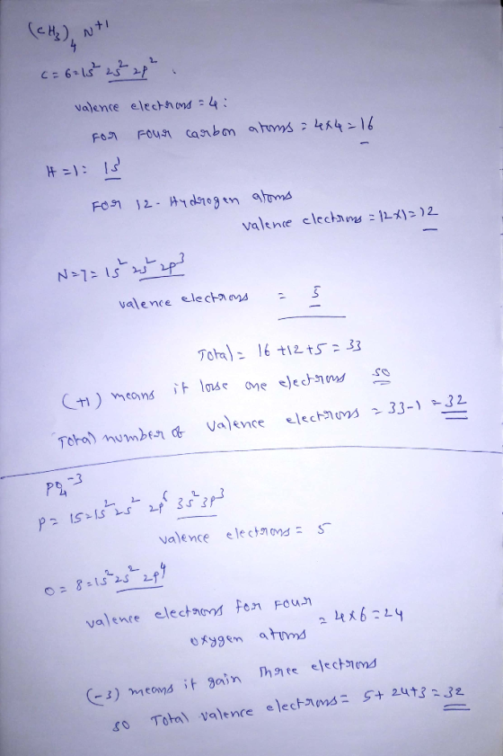 (eH) 4 c 6 Valence electnnd4 Foun canbo atms 4416 H-:1 FO 2-Hdnogtn ams clechn oms = 121)> )2 Valence valence ele ctams Toha