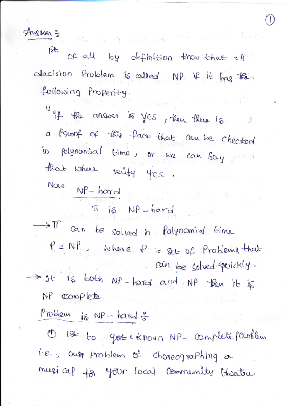 lgヒ of au by dleinition tnow that A decision prololem İSolled NPR ithasta. following Properiy a proof of pace tiat ambe chect