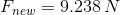 F_{new} = 9.238 , N