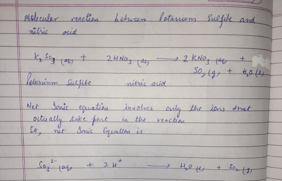 between lotassium Sulfile and molecular nitric reaction acid Kg Sogan & 24 Noah 2 KNO tag + Solgt tole Potassium Sulfite nitr