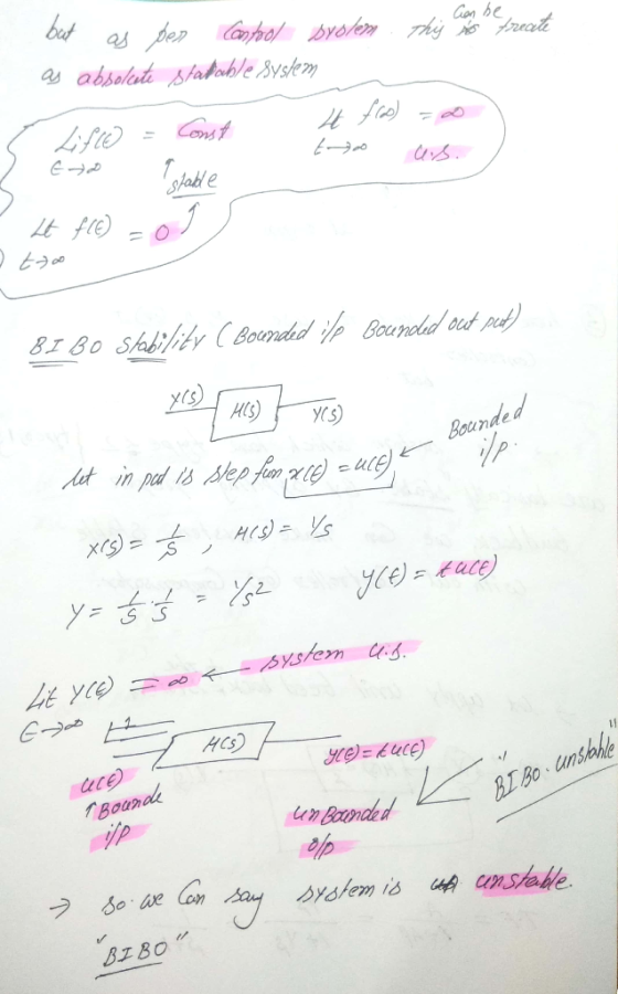 1. Can be svolem . This treate but as per control as absolute statable System Life Const it flos) = 0 < to a.s. ) Exo I stabl