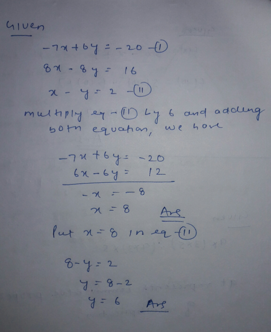 Given -14 = - Lo -{D 2. 6 - % - 16 - - 2 (1) mu hp1 1 - 0 1 6 см4 odo9 both equation, we hore -7м +64- - Bэ - х9 - 2 O 12 9 3