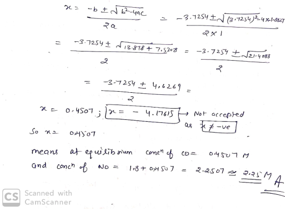 se= -b I26²-4ac - -3.7254 IN 73.7234)244-1-8827 २५ 2X1 = -3.7254 + 213.8784 7,5308 = -3.7259 td 21:4088 = -3-7254 + 4,6269- a