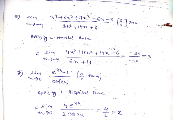 ro . fonu. ei eim : nt643 +7u? -fn-8 | >= 2 + 4x +8 . Apply ng L- Hospital Rule . 4 kg 27-4 -6 (x^ + 8 x + 4 ently. sappig og