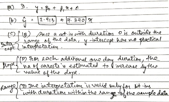 2.913 F. 210 L pce a adt iu witt duration o dutoie te Oge a tae data, y -iutucept has no eptLintoxpretation pleatical 2 r ach