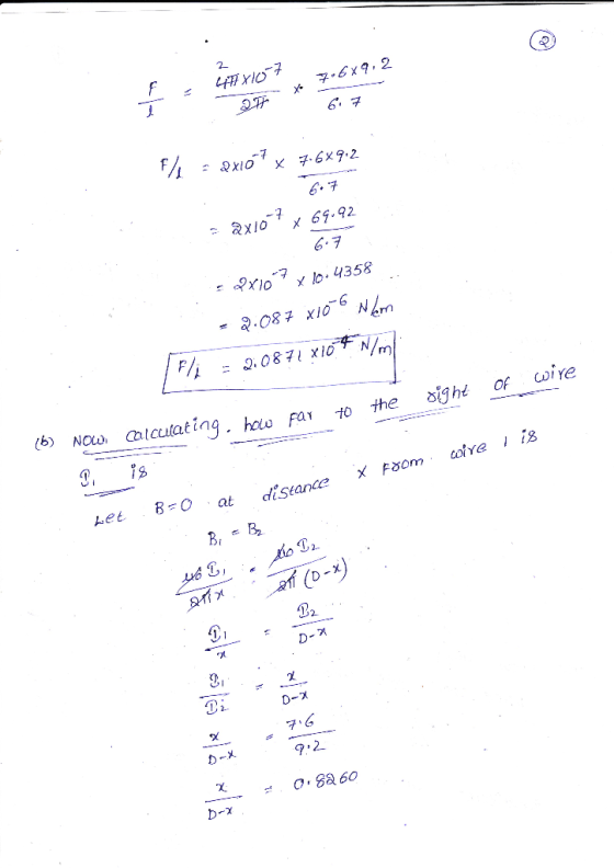 2 6x107 * 7.6899 7 fle = 2x107x 7.629.2 - 2x107 x 69.92 DX107 x 10.4358 +9.087 x10-6 Nikon Fli = 210871x10€ Nm sight sight of