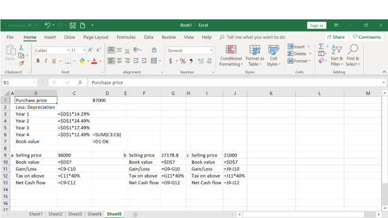 Book1 - Excel Sign in - O X AutoSave on File Home y w Insert : Page Layout Draw Formulas Data Review View Help Tell me what y