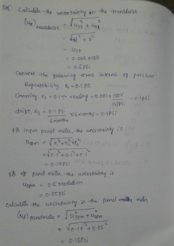 us) t d fa input panet mets, -he uncestaintys uorm ะ 0.CVUdation caloultite the uncestainty in the pandl mil mds 2-